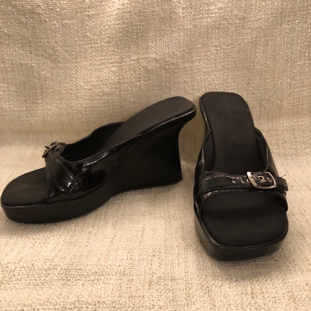 Charles David Platform Wedge Sandals